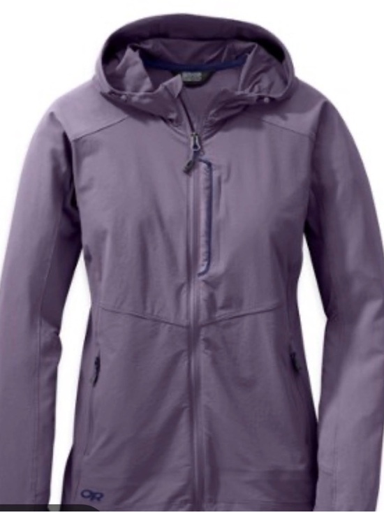Outdoor Research Jackets & Blazers - Outdoor Research nylon performance hoodie Small petite in purple